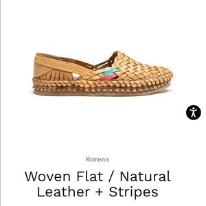 Mohinders Natural Woven Flat Slides